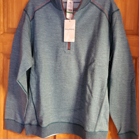 Tommy Bahamas Flipsider Half Zip - Picture 4 of 5
